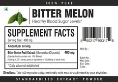 Bitter Melon Extract Powder Extra Strength 25:1 Weight Loss Glucose Metabolism