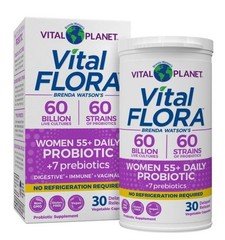 Vital Planet – Flora Women 55+ Daily Shelf Stable 30 Caps Pro/prebiotics Ex.7/26