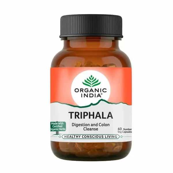 Organic India Triphala Capsule Supports Immune System, Colon & Digestion 180caps