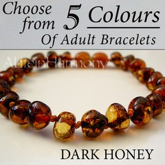 Authentic BALTIC AMBER ADULT BRACELETS certified natural gemstone