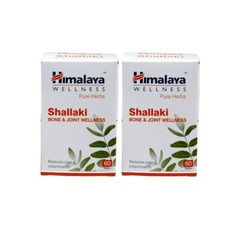 2 X Himalaya SHALLAKI 60 Tablets | Indian frankincense | Boswellia serrata F/S
