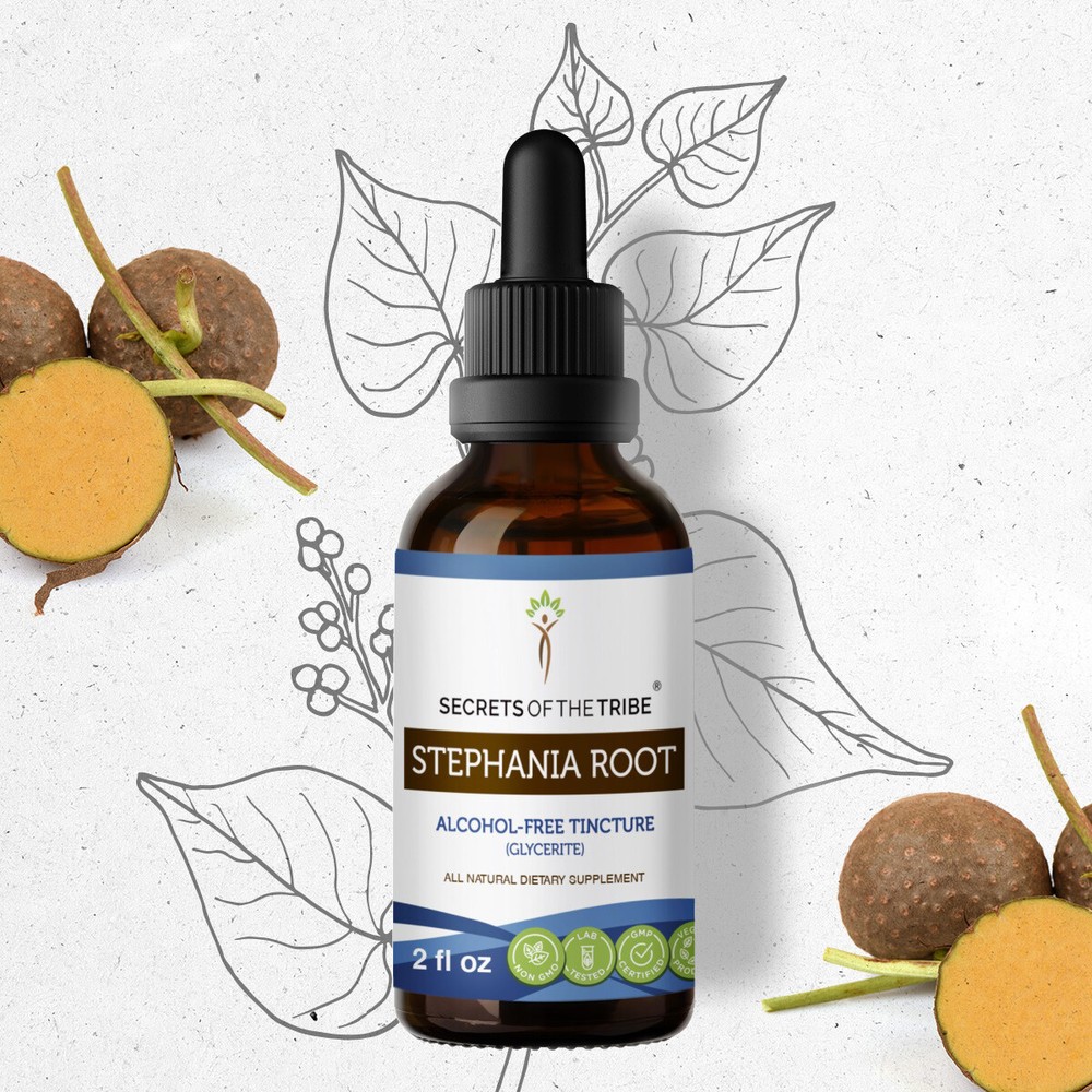 Secrets Of The Tribe Stephania Root Tincture Alcohol-FREE