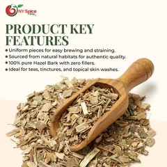 Premium Witch Hazel Bark Cut & Sifted | Natural Herbal Botanical for Tea & Craft