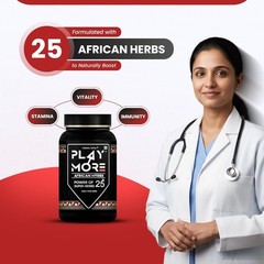 African Herbal Stamina Powder Play More Formula For Mens Vitality | FREE SHIP