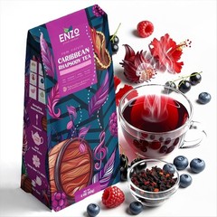 ENZO Tea Master Reserve ~ Caribbean Rhapsody Rum Raisin Loose Leaf Tea (4oz)