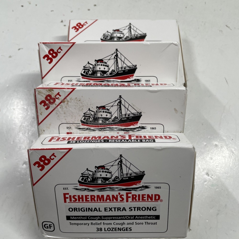 Fisherman’s Friend Extra Strong Cough & Sore Throat Lozenges 4 Pack Exp 08/2027