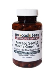 360 Raw Avocado Seed + Matcha Capsules (1000 mg) – Digestion,Energy,Fiber & More