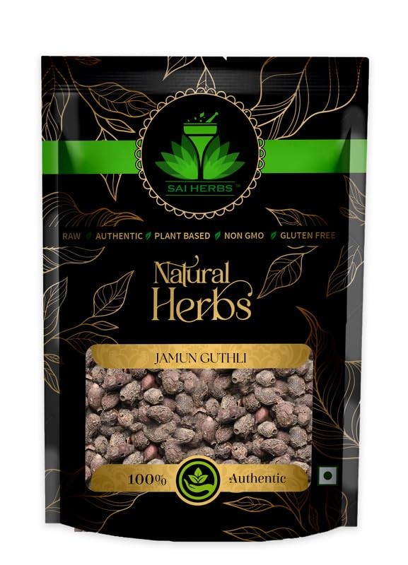 SAI HERBS Dried Raw Jamun Seeds – Good for Healthy Lifestyle