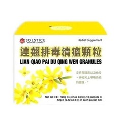 Lian Qiao Pai Du Qing Wen Granules Herbal Supplement (12g*10packets) YULAM brand