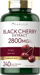 Carlyle Black Cherry Extract Concentrate, 240 Capsules, Dietary Supplement