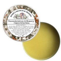 Concentration & Memory | Organic Herbal Balm | Smart | Mind | Brain | Study