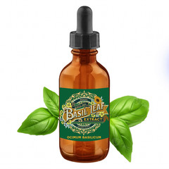 Basil Extract – Pure Easy Liquid Drops – Basil Herb – Made in USA