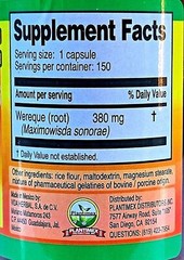 WEREKE wereque 450 CAPSULES Maximowisda Sonorae Support Glucose Support 3 Packs