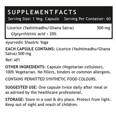 INLIFE Licorice Root Extract Yashtimadhu Capsules 60 Y559