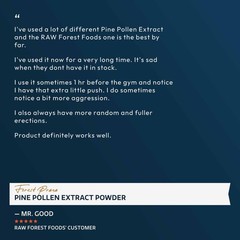 Forest Prana Pine Pollen Extract Powder – 50:1 Extract – 70 Gram Jar