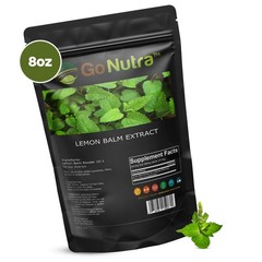 Lemon Balm Extract Powder 10:1 Strength Potent – Melissa Herbal Supplement 8 oz