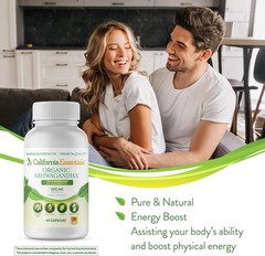 ORGANIC ASHWAGANDHA-1300MG PER SERVE-ENERGY-STRENGTH-LONGEVITY-SEALED-FREE SHIP