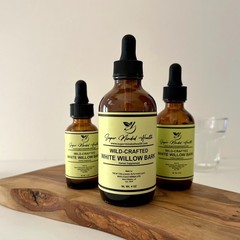 White Willow Bark Tincture | Wild-Crafted | Salix Alba | Wellness
