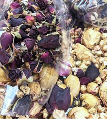 12 OZ. 454 GRAMS, DRIED ROSE PETALS & BUDS, CRAFT, POTPOURRI, SOAP, CANDLE 3-4OZ