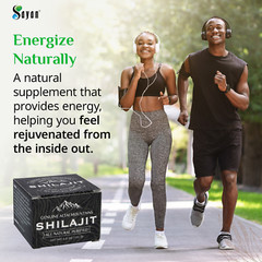 Pure Shilajit Resin 3.5oz/100g, 660 Servings – Potent Organic Fulvic Acid
