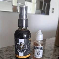 MELIPONA ® Alcohol-Free Propolis Spray 2 fl oz & Free One Dropper 0.5 fl oz Set