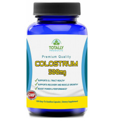 Colostrum GI Tract Dietary Supplement & L-Glutamine Muscle Support 60 Tablets