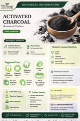 Activated Charcoal Powder Natural Organic for Detox Teeth Whitening & Skin 28.3g