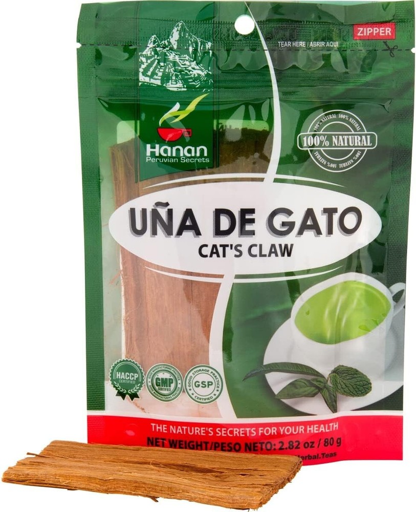 Cat’s Claw Herbal Tea Loose Cats Claw Bark Herb Wild Grown in Peru