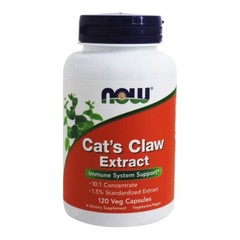NOW Foods Cat’s Claw Extract 10:1 Concentrate/1.5% Standard Extract,120Veg Caps