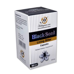 Black Seed Living Bitter Capsule, 60 Capsules, Herbal Dietary Supplement