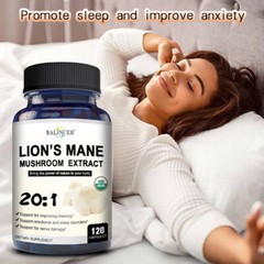 ORGANIC LION’S MANE MUSHROOM EXTRACT – BRAIN AND MOOD SUPPORT