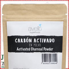 ACTIVATED CARBON POWDER CARBON ACTIVADO AVELIT 50 G 1.76 OZ