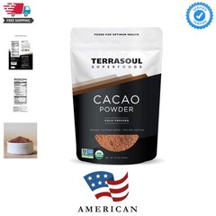 Raw Organic Cacao Powder, 16 Oz, Rich Chocolate Goodness for Baking, Smoothie…