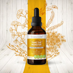 Secrets Of The Tribe Tame the Monster Tincture Alcohol-FREE
