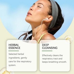4 Style Herbal Diffuser w/Mullein Thyme Mint for Lung Health Fresh Air 4 packs