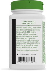 Willow Bark Herbal Pain Relief – 100 Vegan Capsules – 340mg Per Capsule