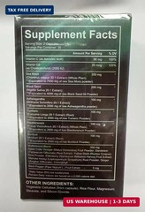 Sea Moss Black Seed Oil Ashwagandha Ginger, Sea Moss Capsule Supplement with Tur