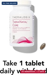 Theralogix TheraNatal Core Preconception Vitamin Supplement – 90-Day Supply – Pr