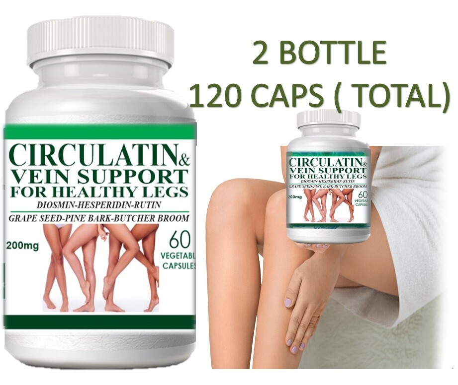 Vein health support leg Circulation Complex, Capsules blend way natural 60 caps