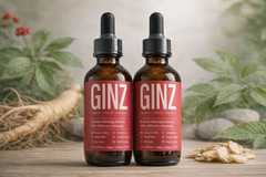 2 Pack GINZ Korean Red Ginseng Extract 2oz Energy Focus Immunity Exp 09/2027