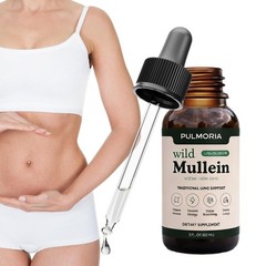 Pulmoria Wild Mullein Cleanse Drops 60ml Organic Herbal Extract suitable for Lun
