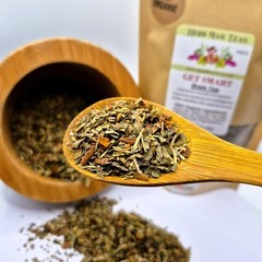 BRAIN TEA Get Smart with better memory, focus, intelligence by master herbalist