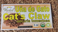 Uña Una de Gato Cat’s Claw 3oz Unicaria Tomentosa 100% Natural Organic Tea !!!