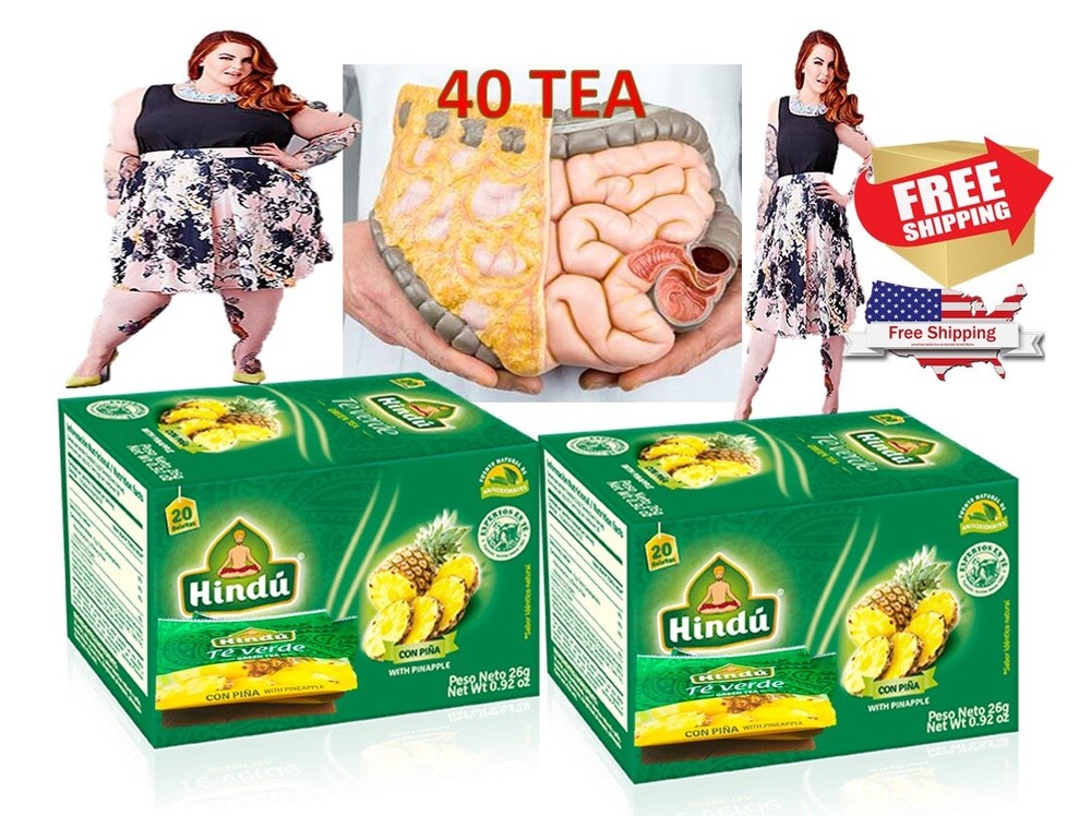 2 Pack Tea Pinalim green tea + pinaslim Tea green tea Pineapple Diet
