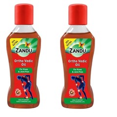Zandu Ortho Vedic Ayurvedic Oil (120ml x 2) Relief Knee, Joint ,Muscle Pain