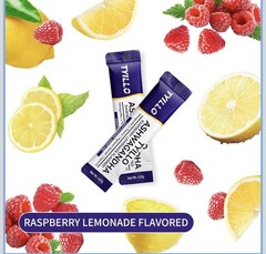 TYILLO Ashwagandha Raspberry Lemonade – Stress Relief 20 Pack – Exp 10/2027
