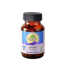 Organic India Brahmi 60 Capsules Ayurvedic Herbal Brain Wellness 5 Pack