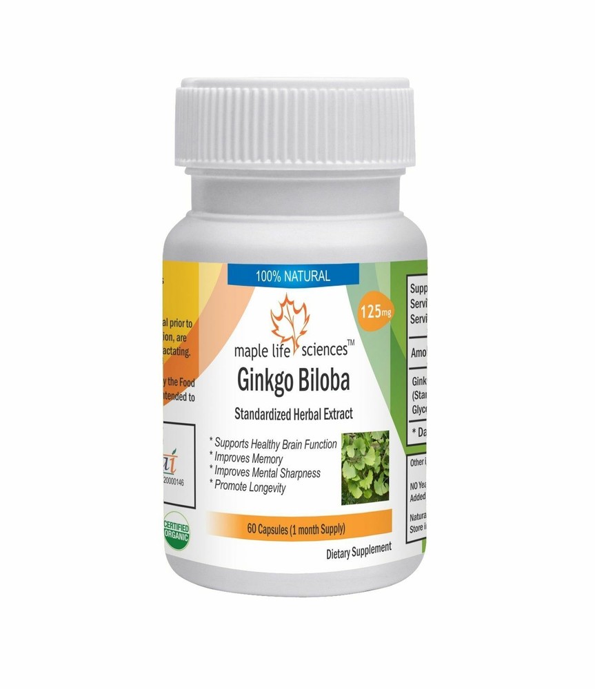 Ginkgo Biloba Leaf Extract: 24% 6% Pure & high quality Ginkgo Extract Capsules