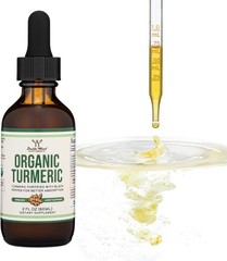 Organic Turmeric Curcumin Drops, Black Pepper + Ginger, Joint Support, 2 oz | Jo