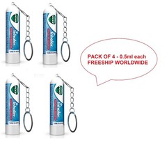 4 x Portable Nasal Inhaler Quick Relieves from Cold Stuffy Nose 0.5ml FREESHIP